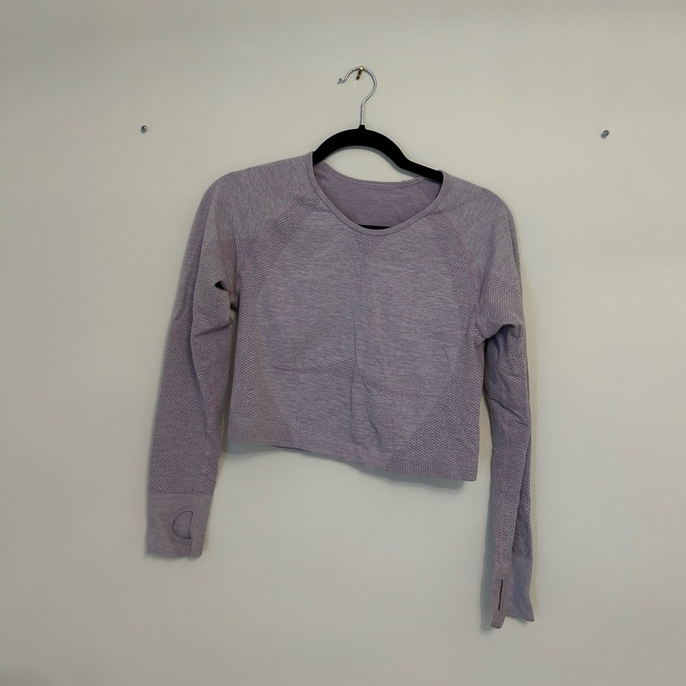 Purple athletic top